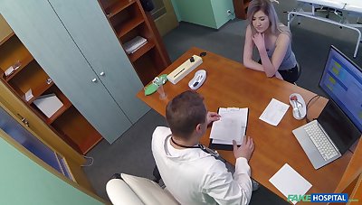 Lee Anne gets fucked by hard doctor's penis measurement she moans